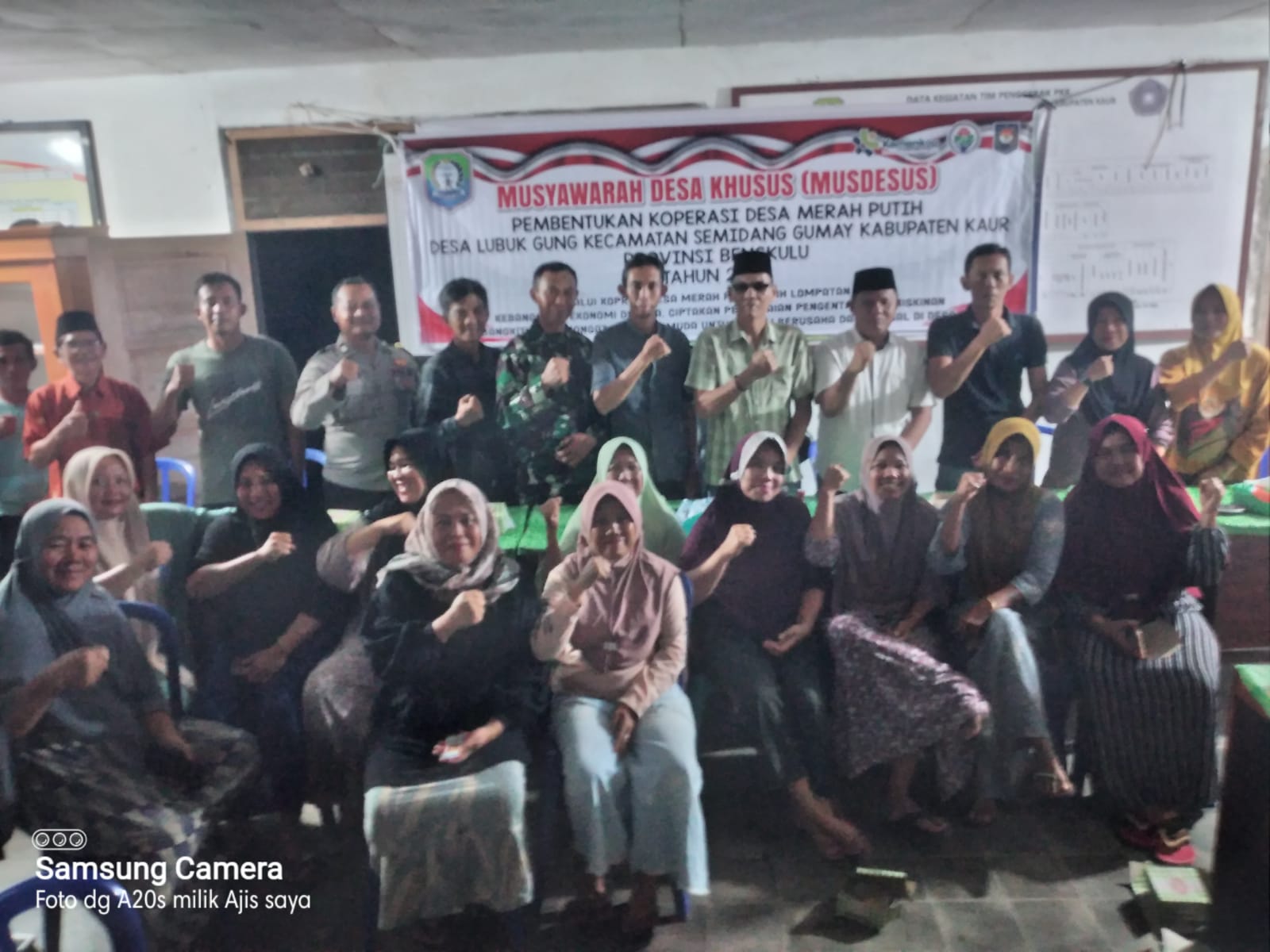 Resmi, Kopdes Merah Putih Desa Lubuk Gung Terbentuk