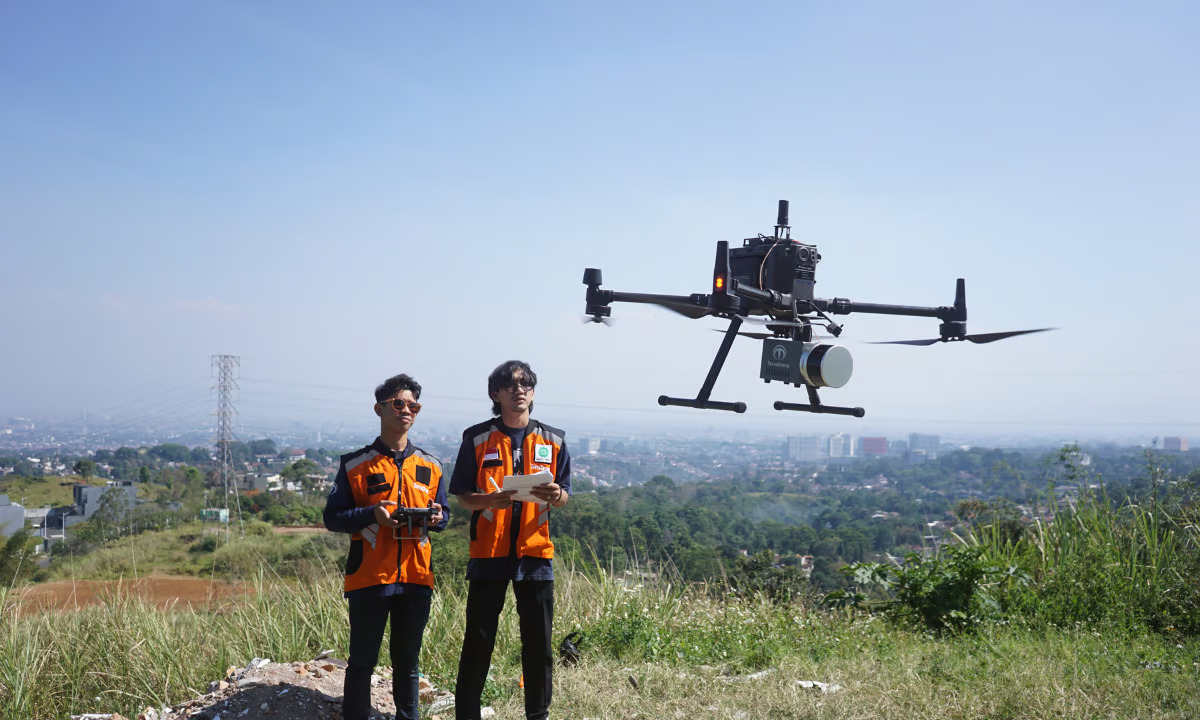 Terra Drone Memetakan Kota Depok dengan LiDAR 3D untuk Data Spasial yang Akurat