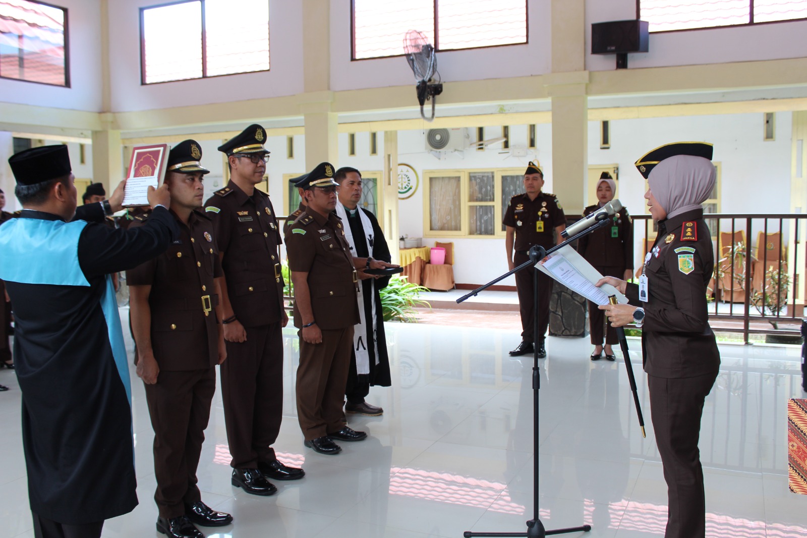 Kajari Kaur Lantik 4 Kasi 