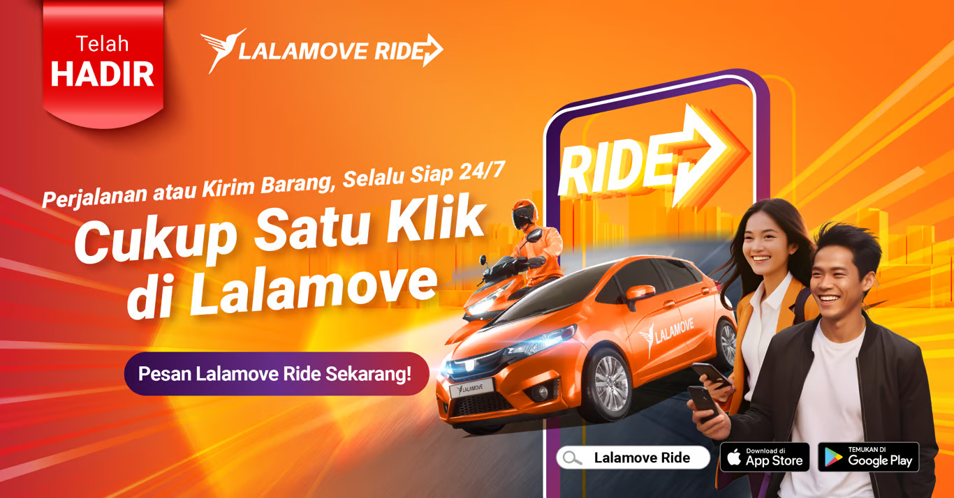 Lalamove Ride, Layanan Transportasi Penumpang, Fungsi Ganda dalam Satu Aplikasi