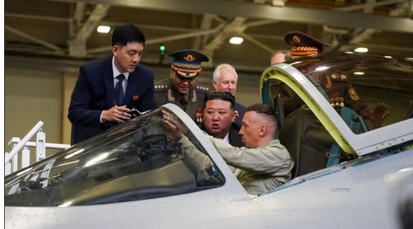 Kim Jong Un Mengunjungi Pabrik Pesawat Rusia di Komsomolsk-on-Amur
