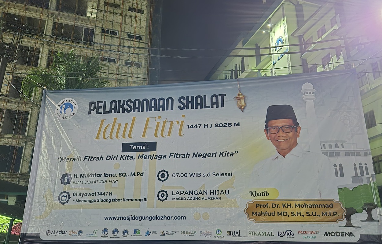 1 Syawal 1447 H Ditetapkan 21 Maret, Mahfud MD Jadi Khatib di Al-Azhar