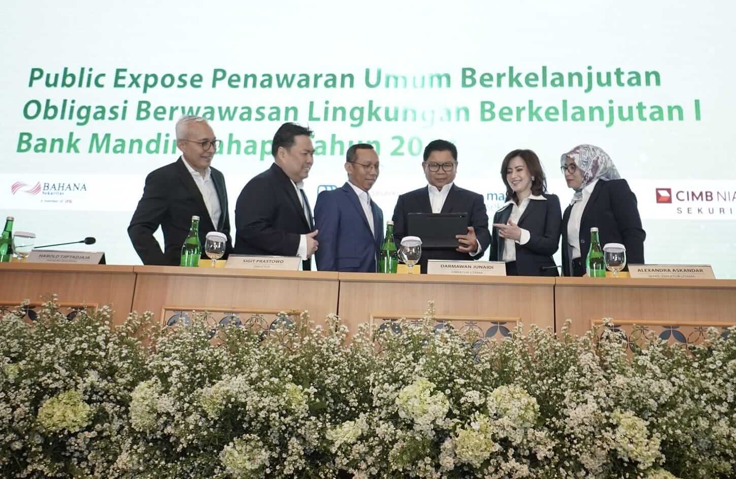 Komitmen Bangun Bisnis Berkelanjutan, Bank Mandiri Incar Rp5 Triliun dari Penerbitan Green Bond