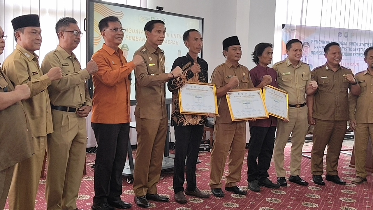 Bupati Kaur Canangkan Desa Cantik 2026, Tiga Desa jadi Percontohan Statistik Desa