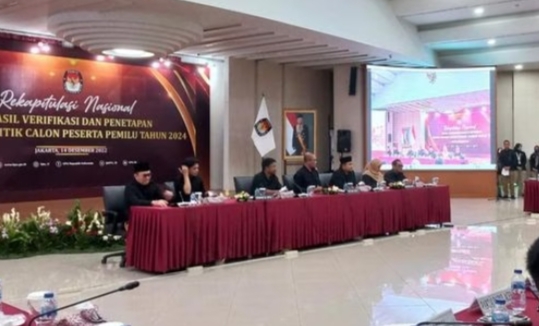 Badai Somasi Dugaan Kecurangan, KPU Gelar Rapat Pleno Penetapan Parpol Peserta Pemilu 2024
