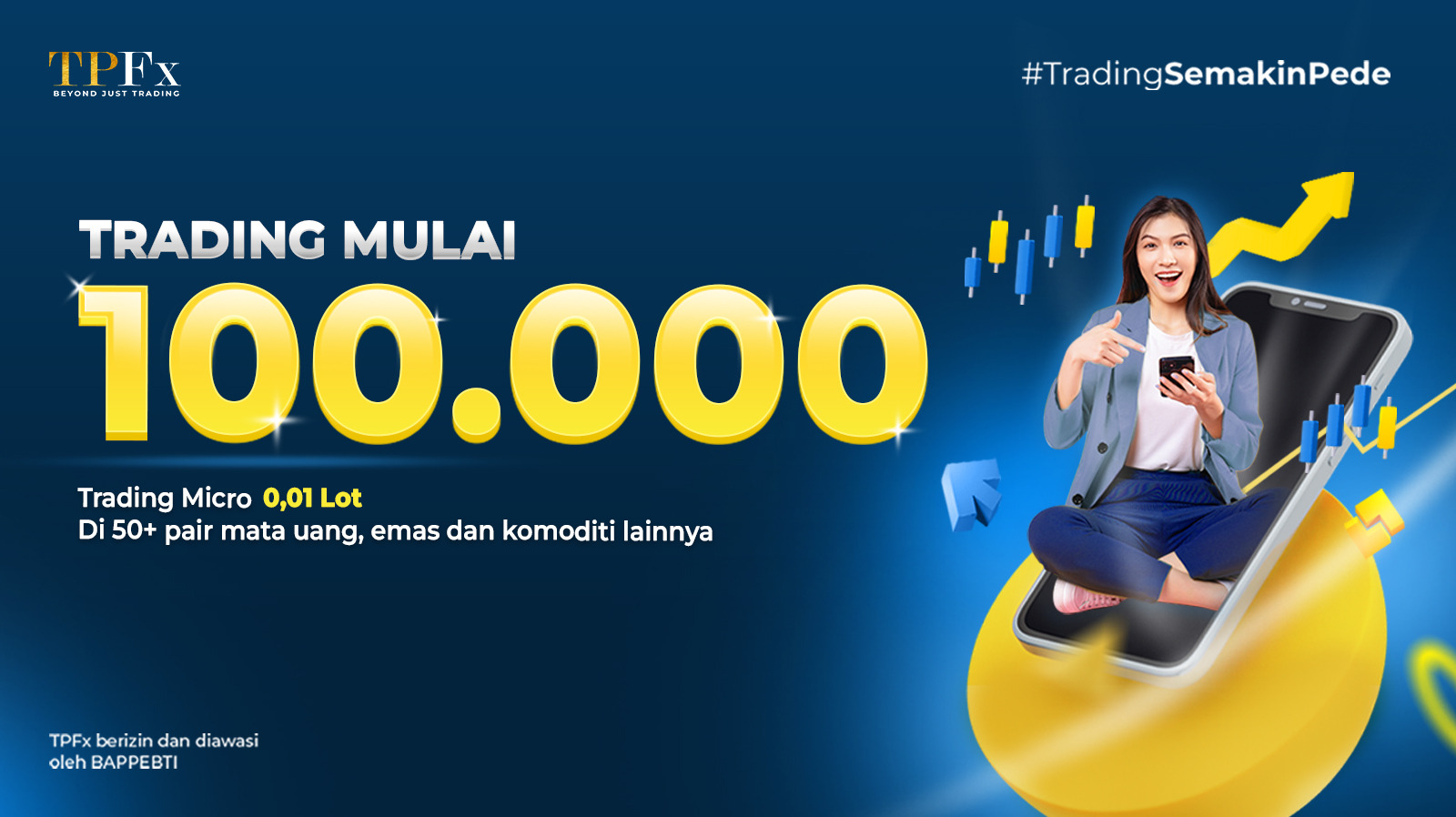 Peluncuran Produk Trading Micro 0,01 Lot oleh TPFx Indonesia, Deposit Dimulai dari 100 Ribu