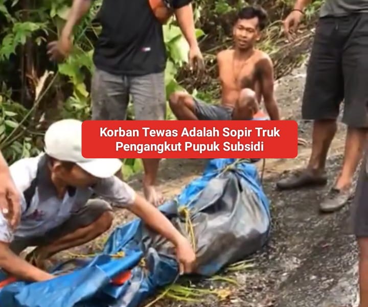 BREAKING NEWS: Truk Pengangkut Pupuk Subsidi Terjun di Jurang Bukit Manulla Tebing Batu