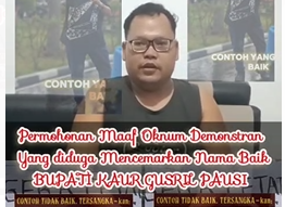 Deno Andeska Minta Maaf atas Seruan 'Tangkap Gusril' Saat Aksi Demonstrasi di Kejati Bengkulu, Ini Klarifikasi