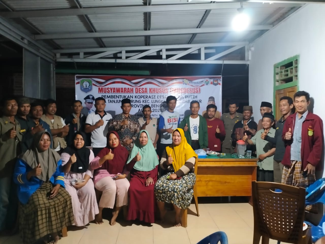 Dukung Program Pusat, Tanjung Kurung Dirikan Kopdes Merah Putih