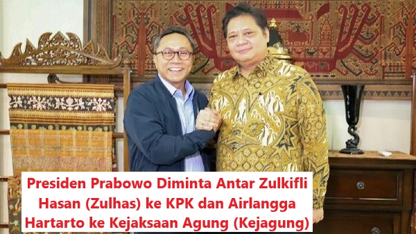 Tom Lembong jadi Tersangka, Politikus PDIP Tantang Prabowo Antar Zulhas ke KPK dan Airlangga ke Kejagung