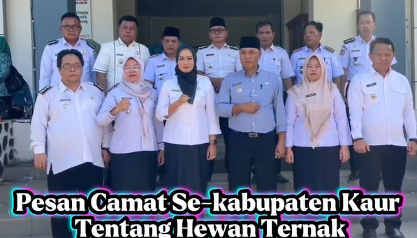 Pesan menanam Tanpa Memagar dari Camat Sekabupaten Kaur