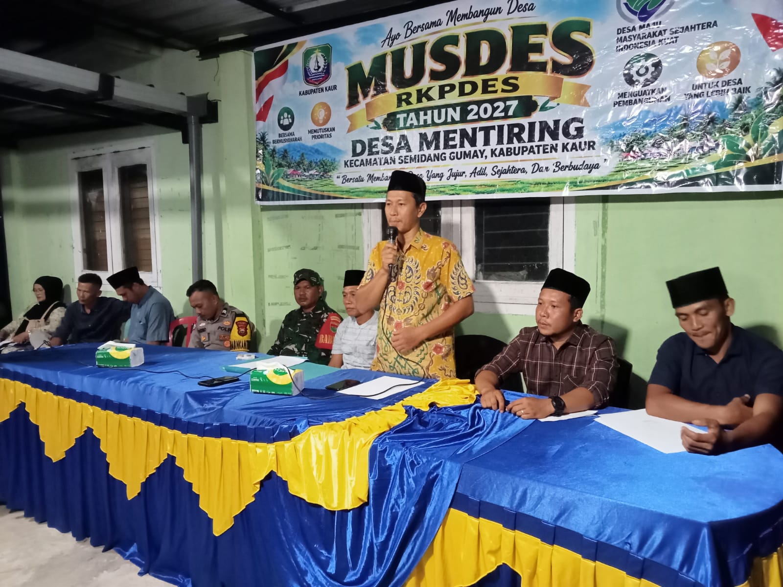 Pemdes Mentiring Gelar Musdes RKPdes Tahun Anggaran 2027
