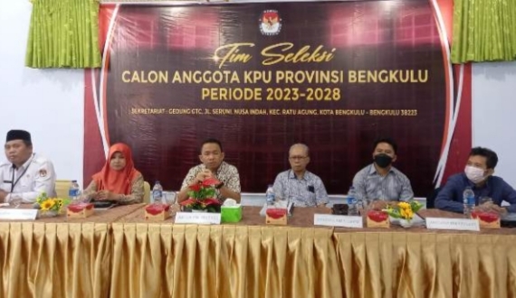 BREAKING NEWS: Berikut 10 Besar Komisioner KPU Provinsi Bengkulu