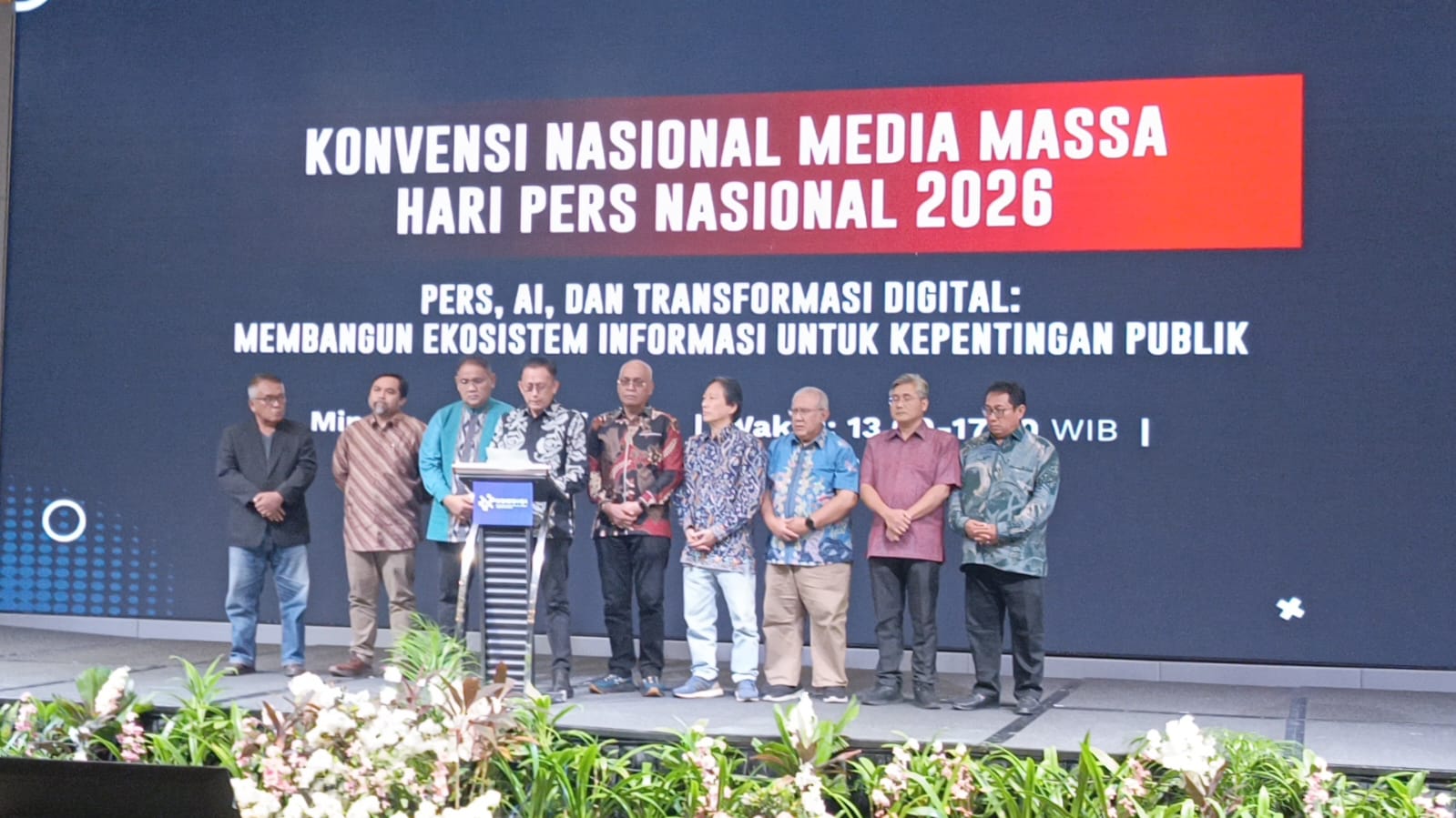 Konvensi Nasional Media Massa 2026, Integrasi AI dan Peran Pers sebagai 'Air Jernih' di Era Digital