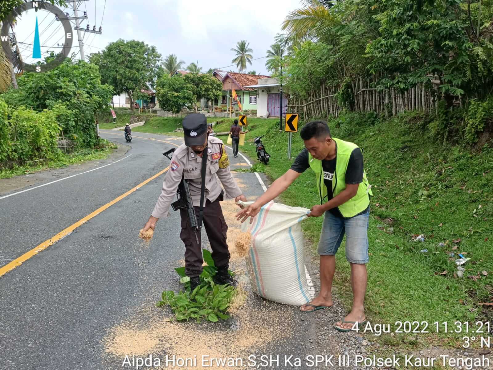 Tumpahan Solar Akibatkan 5 Laka Lantas 