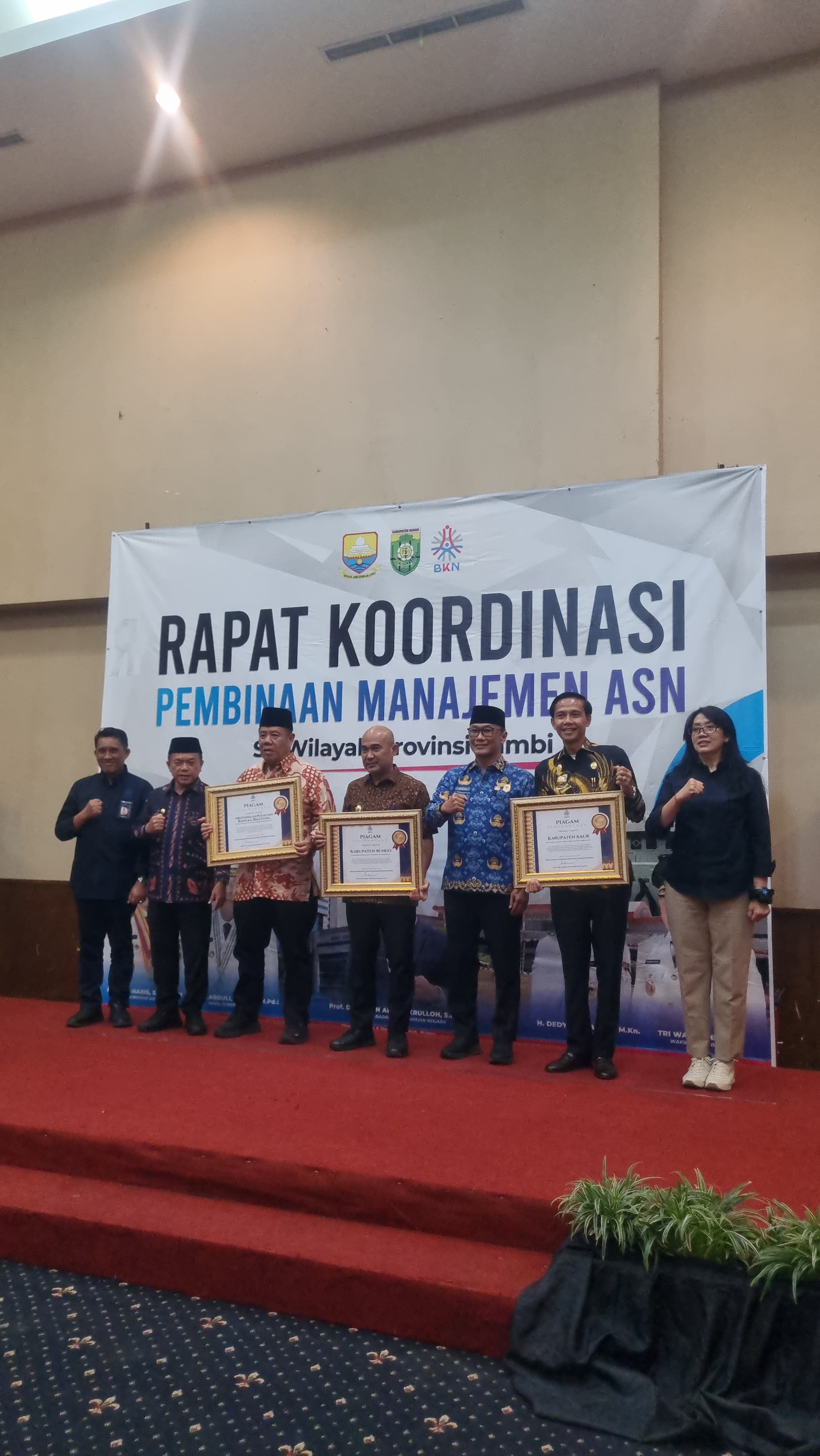 Kepala BKN : Pemkab Kaur Raih Penghargaan BKN, Tinggalkan Pola Lama, Beralih ke Manajemen Berbasis Talenta