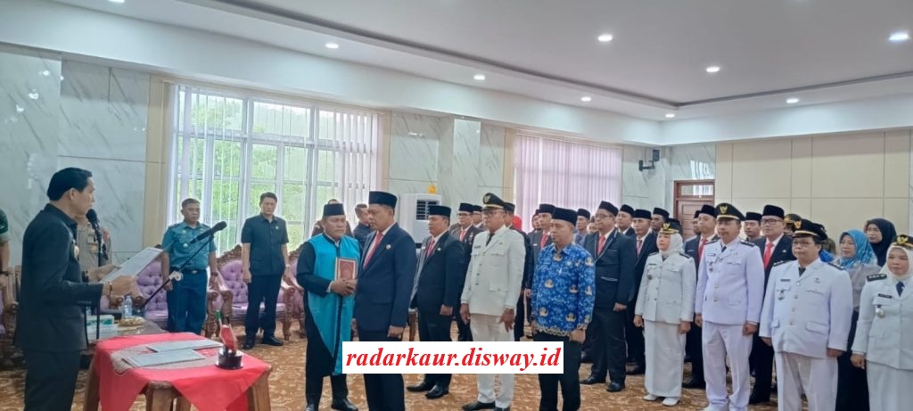 Resmi, Nasrur Rahman Sekda Kaur, Bupati Kaur Lantik 39 Pejabat, Simak Selengkapnya Disini!