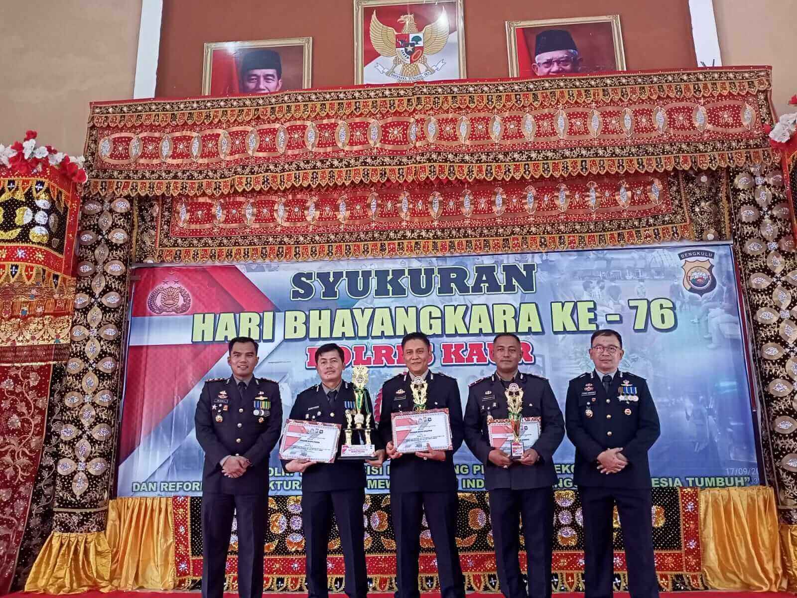 Polsek Muara Sahung Juara 3 Kategori Kebersihan Markas 