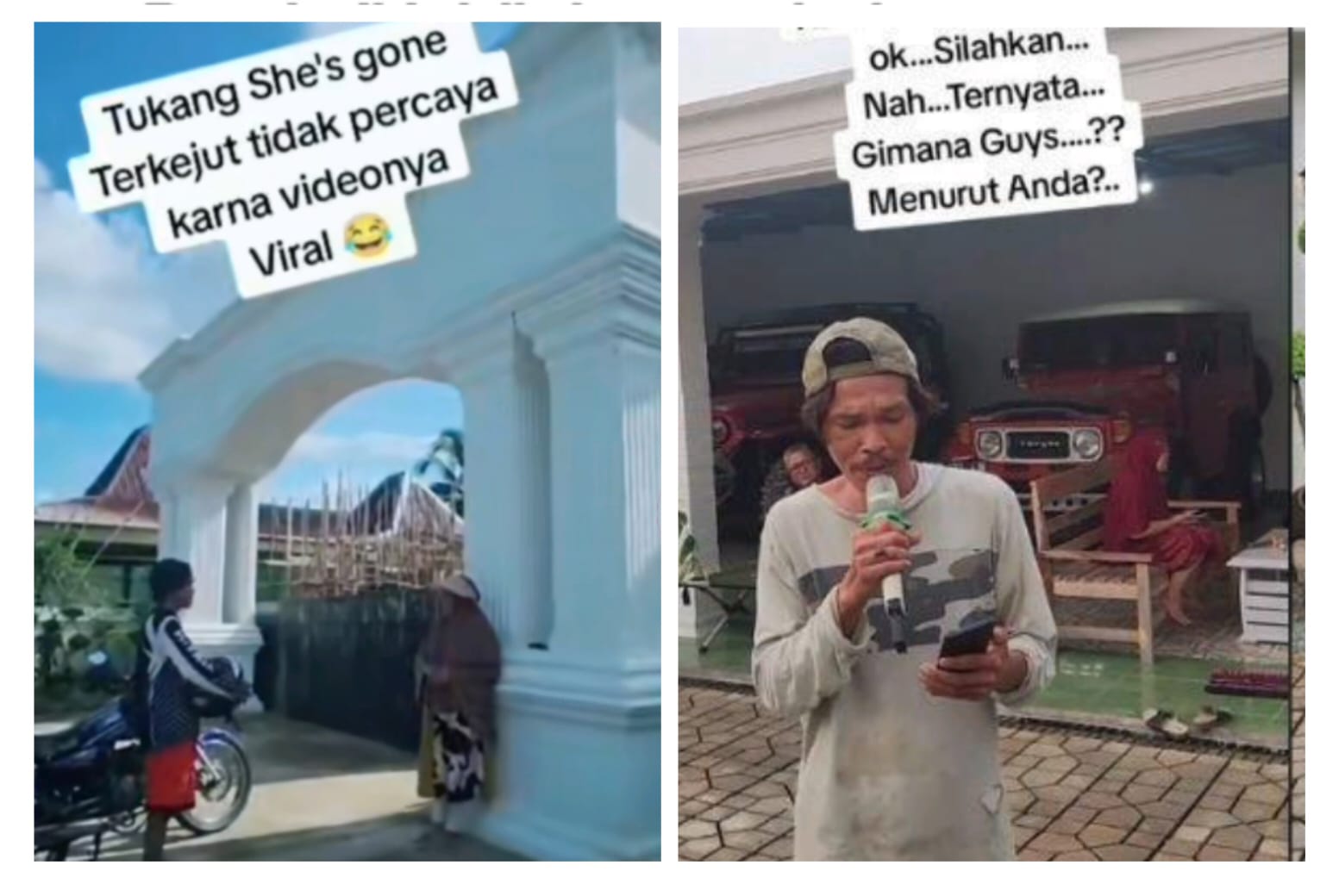 Tukang Bangunan Bernyanyi Lagu She's Gone Viral di Tiktok, Ternyata Orang Bengkulu Selatan, Ini Sosoknya!