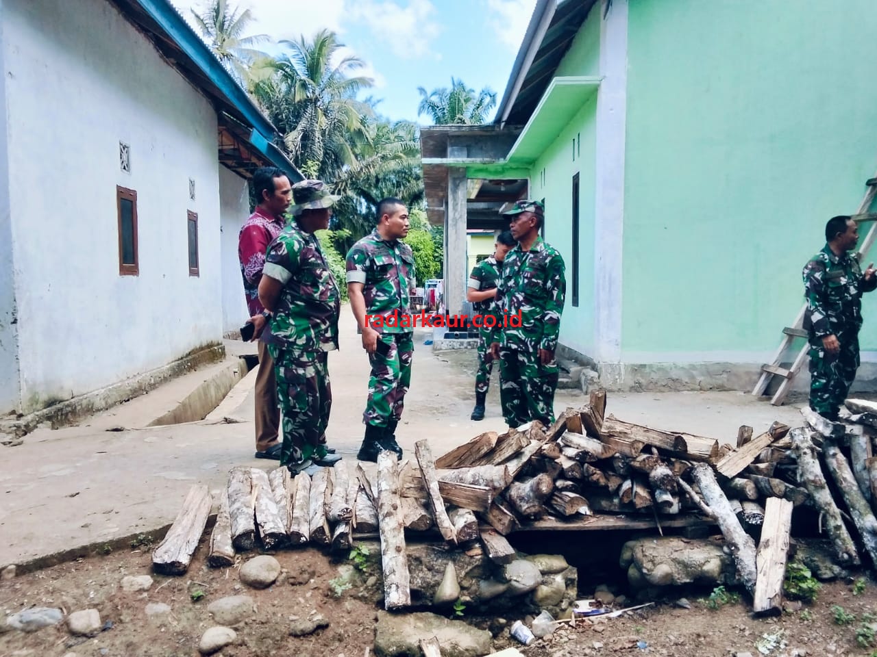 Dandim 0408 BS-Kaur Tinjau Lokasi Pra TMMD di Desa Bandu Agung Kaur Utara