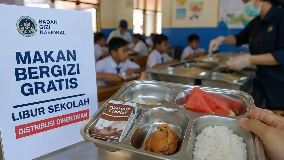 Sekolah Libur, Penyaluran MBG Dihentikan