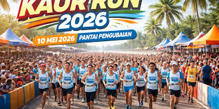 2 Ribu Pelari Meriahkan KAUR RUN 2026, Satukan Olahraga, Pariwisata dan UMKM