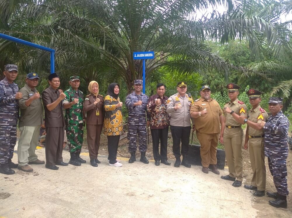 Jalan Hasil Karya Bakti TNI AL di BS Selesai