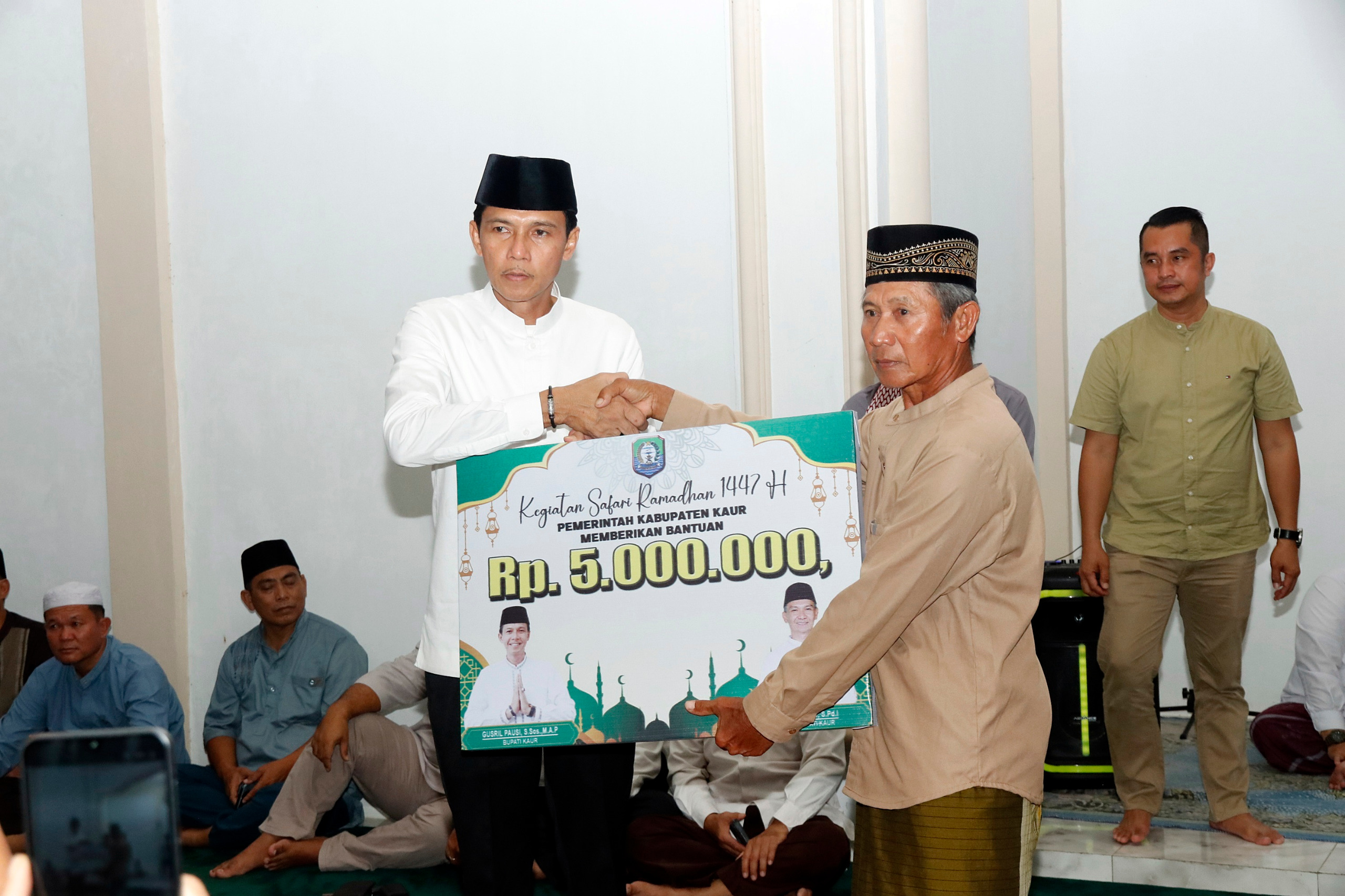 Safari Ramadan di Maje, Bupati Kaur Gusril Pausi : 2026 Ini Jalan Tanjung Agung dan Sinar Mulya Diperbaiki!!