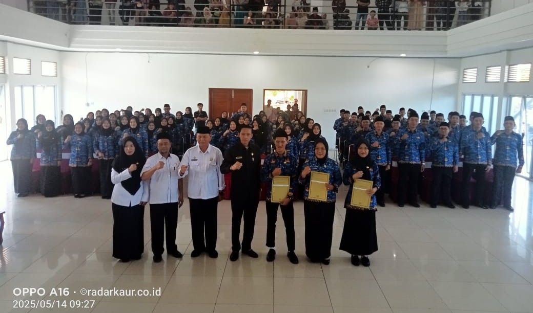 Lantik 87 CPNS, Bupati Kaur Tekankan Integritas ASN 