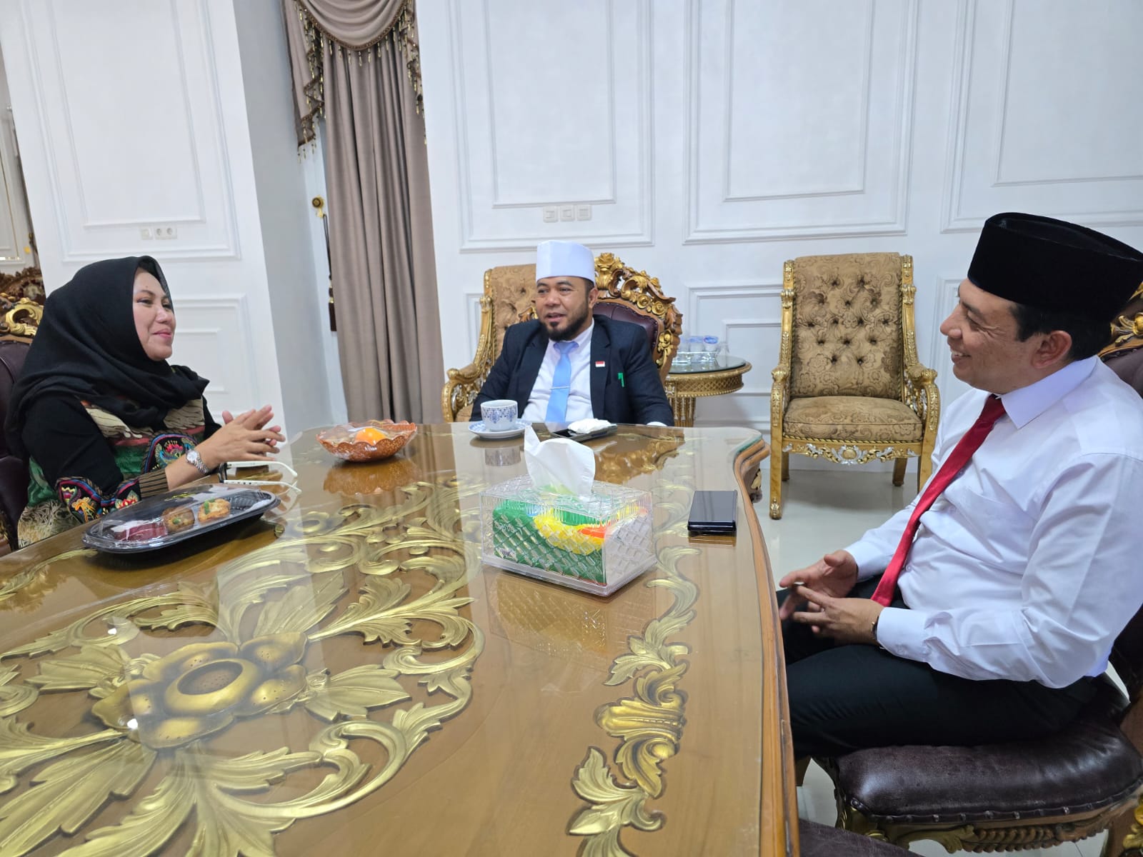 Kolaborasi Bangun Provinsi Bengkulu, Ini Momen Silaturahmi Gubernur, Dirut RBMG dan Walikota