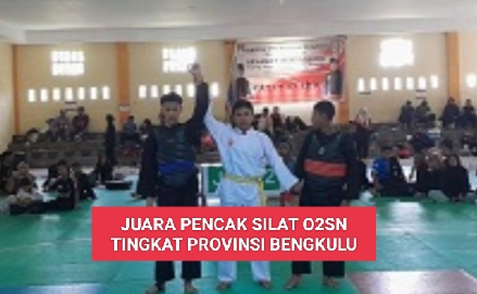 Pesilat asal Kaur Juara Pencak Silat O2SN tingkat Provinsi Bengkulu, Sekolah di SMPIT Insan Kamil