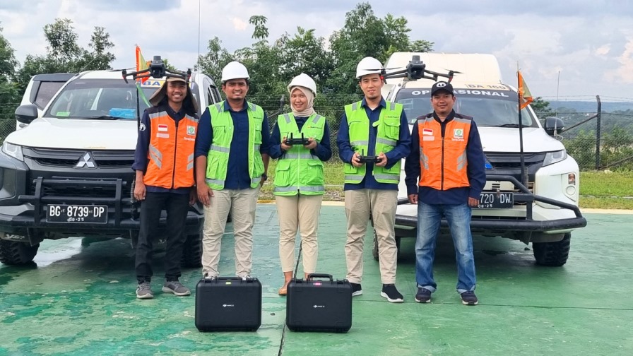 Terra Drone Indonesia Latih PT Bukit Asam Penggunaan Drone dan Pengolahan Data