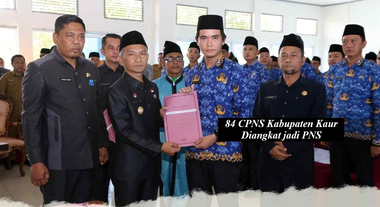 84 CPNS Kaur Resmi Diangkat Jadi PNS Usai Jalani Masa Percobaan, 1 Ditunda