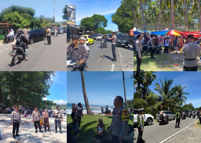 Lalin ke Objek Wisata di Kabupaten Kaur Ramai, Polres Intensif Pengamanan dan Pengaturan