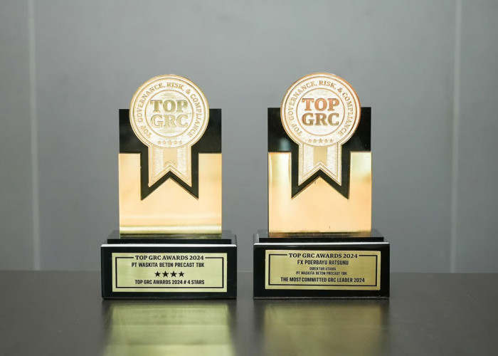 WSBP Raih 2 Penghargaan di TOP GRC Awards 2024