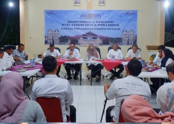 Kunjungan Kerja Kanwil BPN Bengkulu Dorong Peningkatan Pelayanan Pertanahan di Kaur