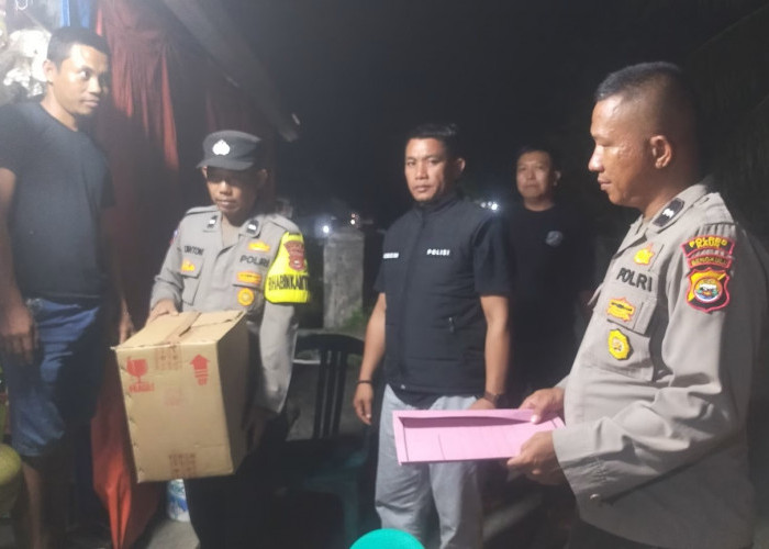 Ratusan Botol Miras Disita Polsek Kaur Selatan 