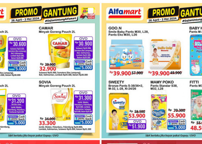 Promo Alfamart Gantung 1 Mei 2024 di Kabupaten Kaur, Walls Beli 2 Gratis 1, Harpic Rp19.900, Posh Rp17.900
