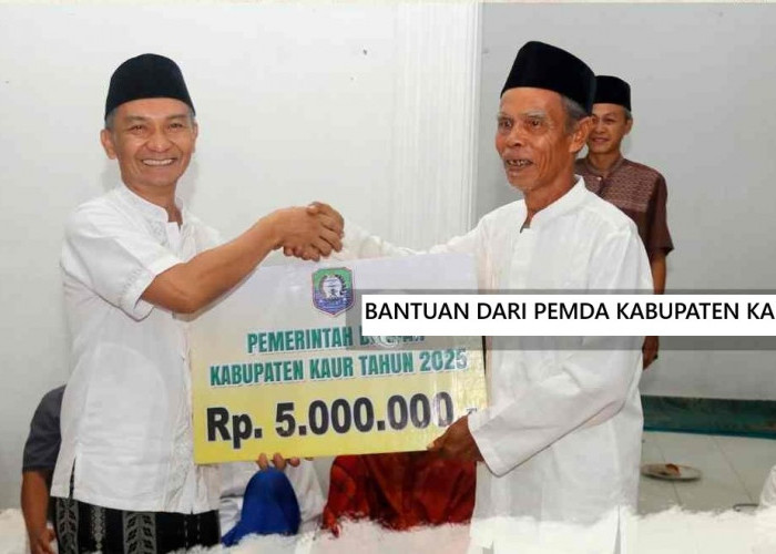 Hari ke-15 Puasa Ramadhan, Wabup Kaur Safari ke Masjid Nurul Iman Desa Tanjung Baru Kinal