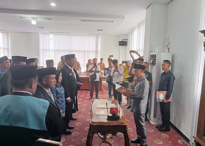 Wabup Kaur Abdul Hamid Lantik 32 Pejabat Eselon III dan IV di Lingkungan Pemda, Ini Nama Lengkap dan Jabatan 