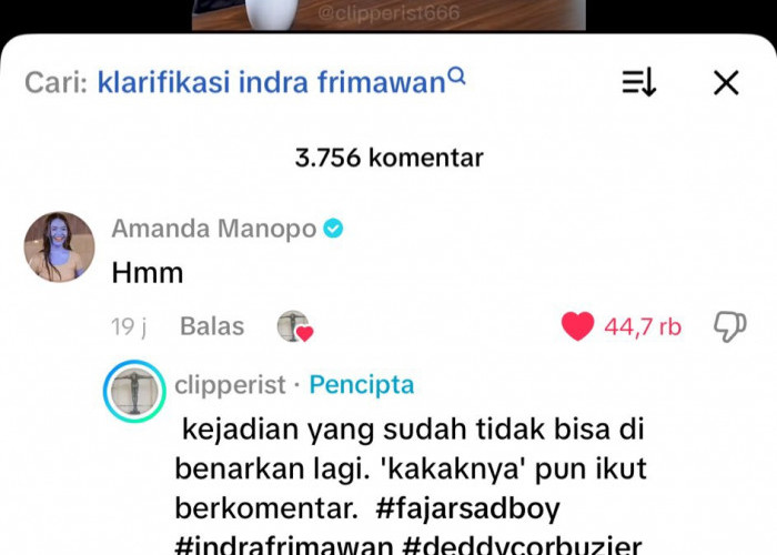 Viral Video Indra Frimawan Ludahi Fajar Sadboy di Podcast, Amanda Manopo Ikut Bereaksi 