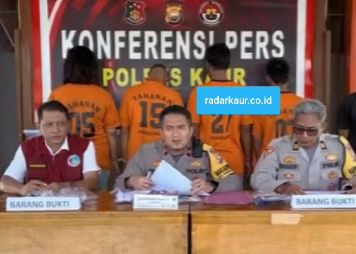 Operasi Antik Nala 2024, Sat Narkoba Polres Kaur Tangkap 6 Pelaku Penyalahgunaan Narkoba