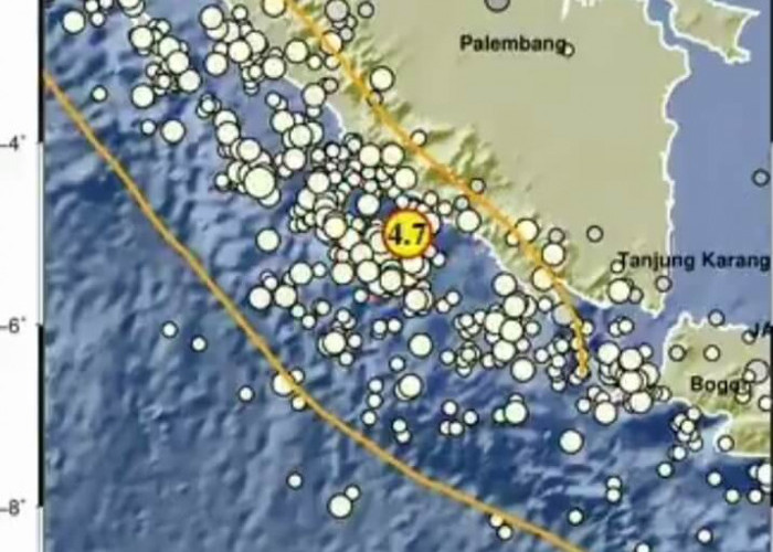 BREAKING NEWS: Gempa Bumi Magnitudo 4.7 di Kaur Bengkulu, Berpotensi Tsunami tidak?