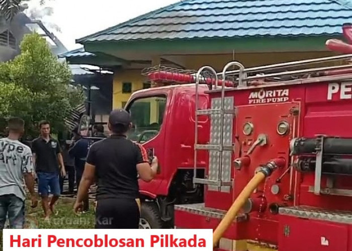 BREAKING NEWS: Hari Pencoblosan Pilkada 2024, SDN 107 Kaur Terbakar