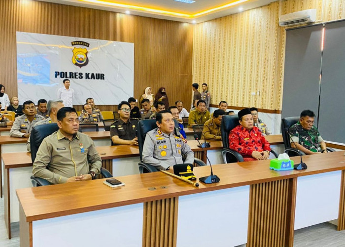 Rakor Lintas Sektoral Ops Ketupat 2026, Sekda Kaur Jamin Pemda Dukung Fasilitas dan Personil