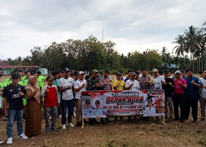 Wabup Kaur Ajak Warga Jaga Sportivitas di Turnamen Sepak Bola HAMID CUP 2 Sambut HUT ke-81 RI