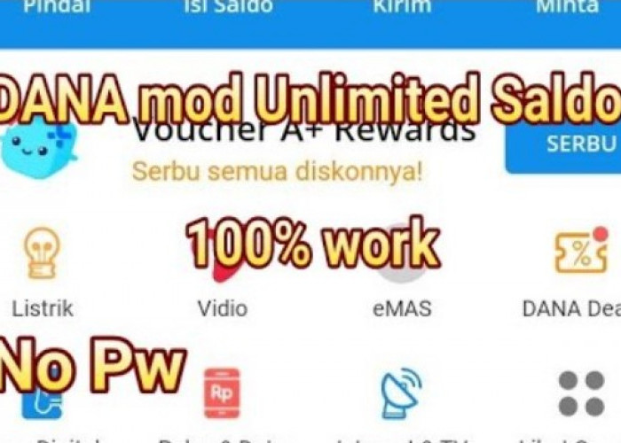 DANA Mod Apk Unlimited Saldo 2023 Full Fitur Premium