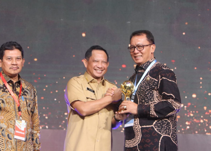 Bupati Kaur Lismidianto Terima Penghargaan UHC dari Wapres Ma'ruf Amin