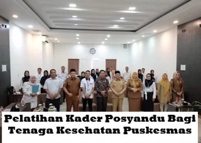 Dinkes Kabupaten Kaur dan Dinkes Provinsi Bengkulu Kerjasama Gelar Pelatihan Kader Posyandu Tenaga Kesehatan