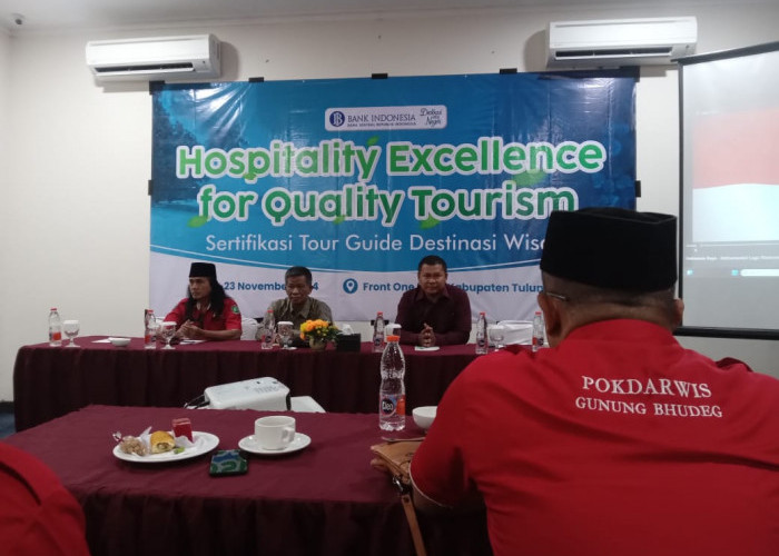 Forkom Pokdarwis Tulungagung Dan Bank Indonesia Gelar Sertifikasi Tour Guide Wisata